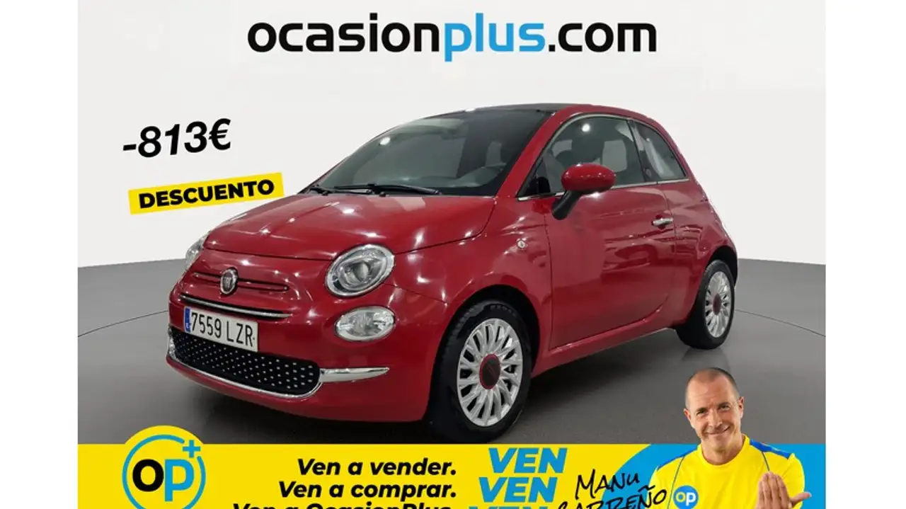 Fiat 500 1.0 Hybrid Red 52kW