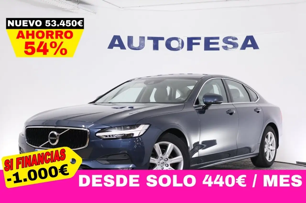Volvo S90 D3 2.0 MOMENTUM 150CV AUTO 4P # NAVY, CUERO
