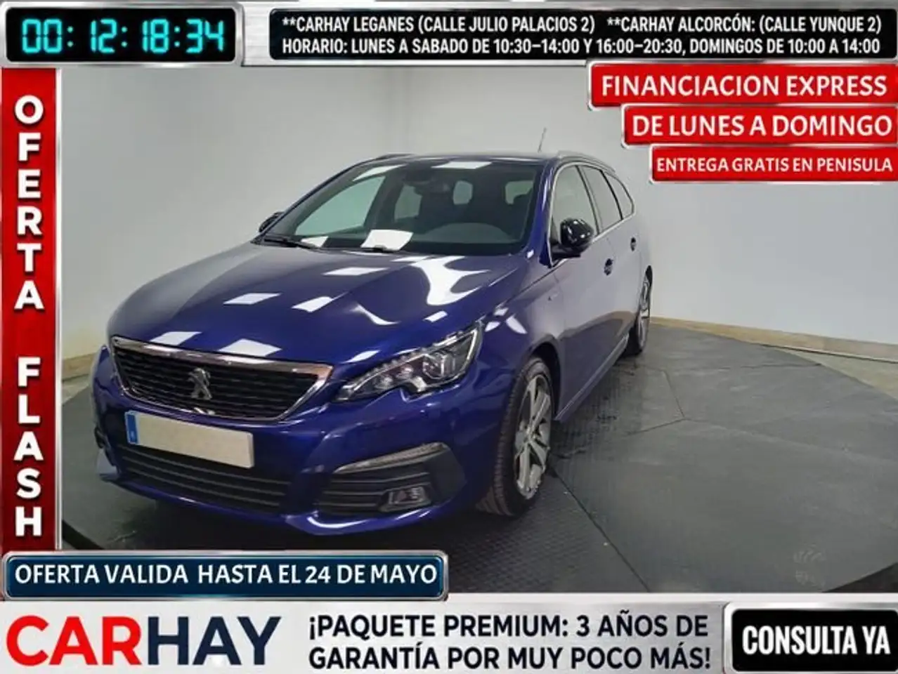 Peugeot 308 SW 1.5 BLUE HDI 130 GT LINE (EU6.2) 5D
