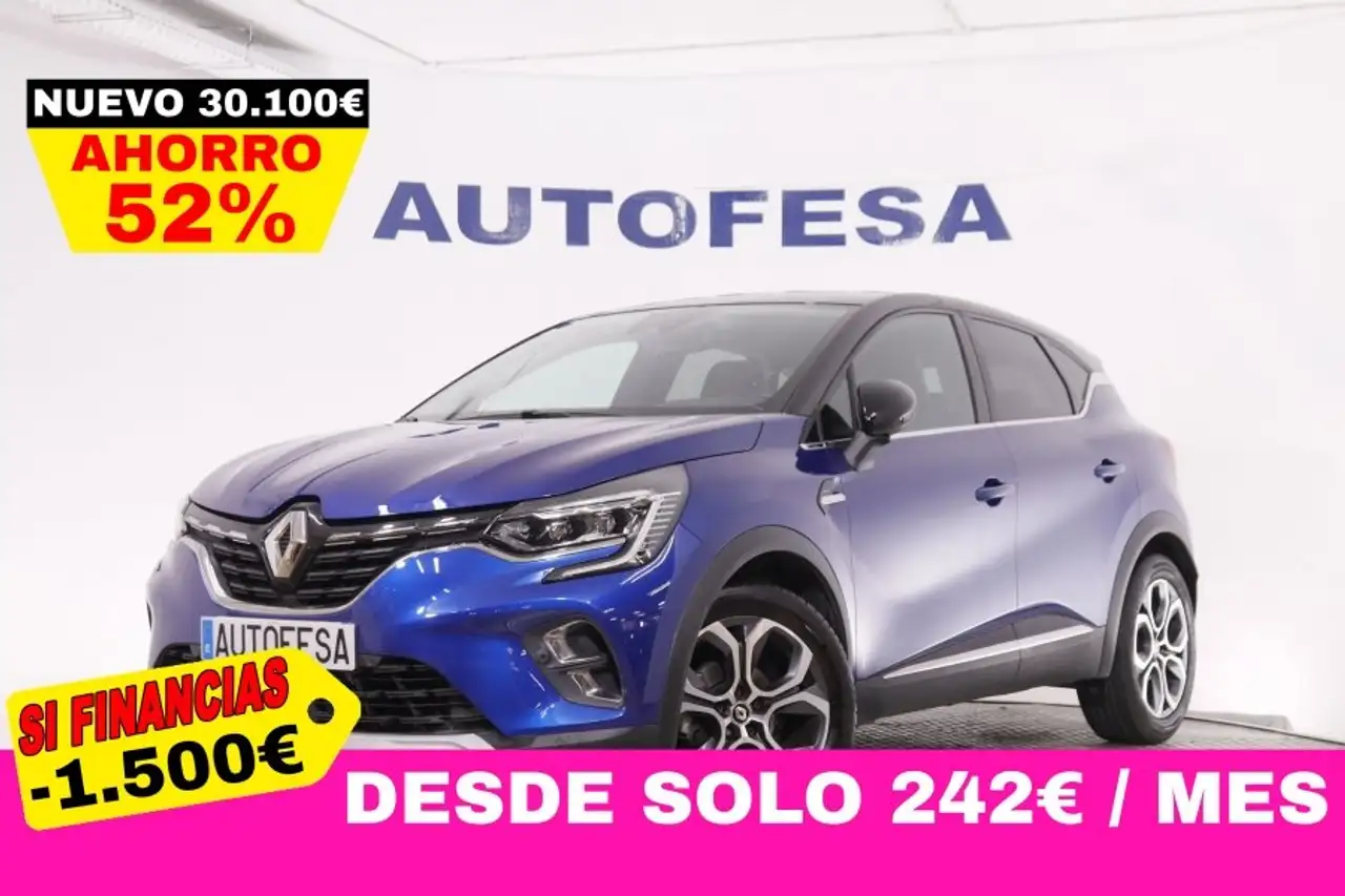Renault Captur 1.0 TCE INTENS 90CV 5P # IVA DEDUCIBLE, NAVY, PARK